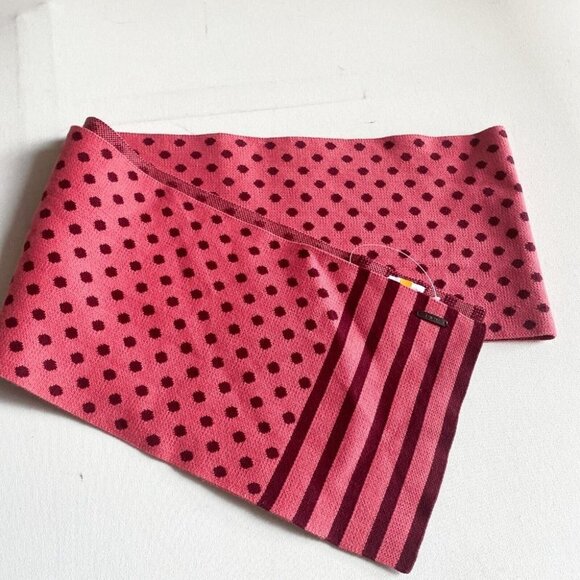Brand NEW  Lole Polka Dot Pink Scarf - Picture 5 of 7
